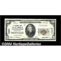 Connellsville, PA - $20 1929 Ty. 1 The NB & TC