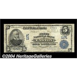 Easton, PA - $5 1902 Plain Back Fr. 598 The