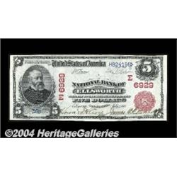 Ellsworth, PA - $5 1902 Red Seal Fr. 587 NB of