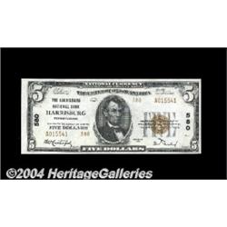 Harrisburg, PA - $5 1929 Ty. 2 The Harrisburg