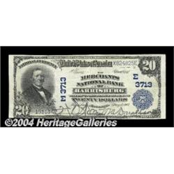 Harrisburg, PA - $20 1902 Plain Back Fr. 652