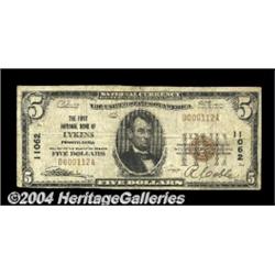 Lykens, PA - $5 1929 Ty. 1 The First NB Ch. #