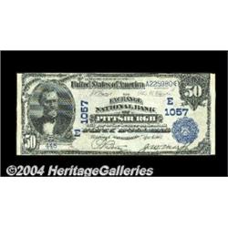 Pittsburgh, PA - $50 1902 Date Back Fr. 667