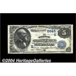 Ridgway, PA - $5 1882 Date Back Fr. 537 The