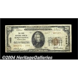 Susquehanna, PA - $20 1929 Ty. 2 The First NB