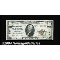 Swarthmore, PA - $10 1929 Ty. 2 Swarthmore NB