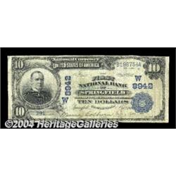 Springfield, SD - $10 1902 Date Back Fr. 618