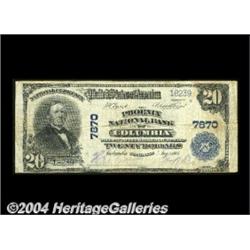 Columbia, TN - $20 1902 Plain Back Fr. 651