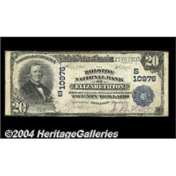 Elizabethton, TN - $20 1902 Plain Back Fr. 658