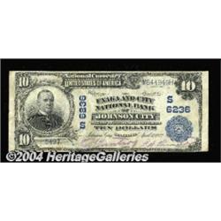 Johnson City, TN - $10 1902 Plain Back Fr. 635