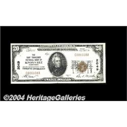 Knoxville, TN - $20 1929 Ty. 1 The East