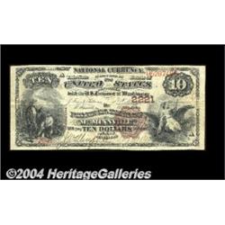 McMinnville, TN - $10 1882 Brown Back Fr. 487