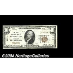 McMinnville, TN - $10 1929 Ty. 1 The First NB
