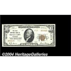 Tracy City, TN - $10 1929 Ty. 2 The First NB