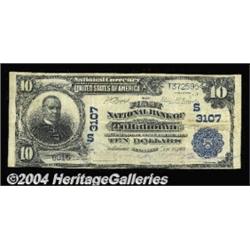 Tullahoma, TN - $10 1902 Plain Back Fr. 624