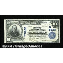 Bartlett, TX - $5 1902 Plain Back Fr. 607 The