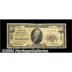 Big Springs, TX - $10 1929 Ty. 1 The West