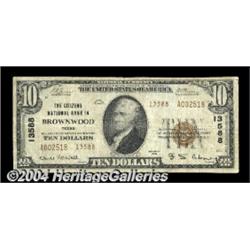 Brownwood, TX - $10 1929 Ty. 2 The Citizens NB