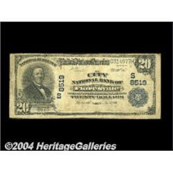 Floresville, TX - $20 1902 Plain Back Fr. 652