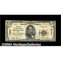 Hebbronville, TX - $5 1929 Ty. 1 The First NB