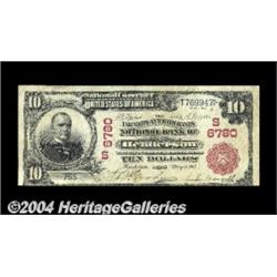 Henderson, TX - $10 1902 Red Seal Fr. 613 The