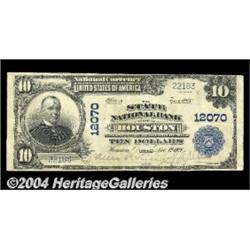 Houston, TX - $10 1902 Plain Back Fr. 634 The