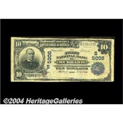 Hubbard, TX - $10 1902 Plain Back Fr. 632 The