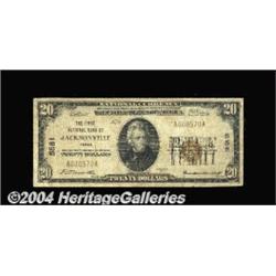 Jacksonville, TX - $20 1929 Ty. 1 The First NB