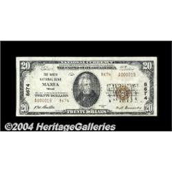 Marfa, TX - $20 1929 Ty. 2 The Marfa NB Ch. #