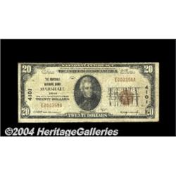 Marshall, TX - $20 1929 Ty. 1 The Marshall NB