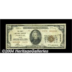 Paducah, TX - $20 1929 Ty. 2 The First NB Ch.
