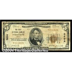 Palestine, TX - $5 1929 Ty. 1 The First NB Ch.