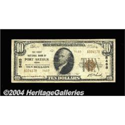 Port Arthur, TX - $10 1929 Ty. 2 The First NB