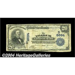 Yoakum, TX - $20 1902 Date Back Fr. 644 The