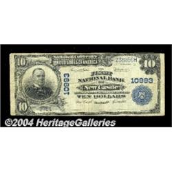 New Castle, VA - $10 1902 Plain Back Fr. 632