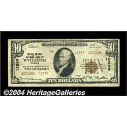 Wytheville, VA - $10 1929 Ty. 2 Wythe County