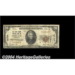 Aberdeen, WA - $20 1929 Ty. 1 The Grays Harbor