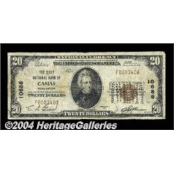 Camas, WA - $20 1929 Ty. 1 The First NB Ch. #