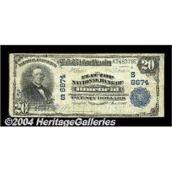 Bluefield, WV - $20 1902 Plain Back Fr. 650