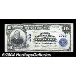 Appleton, WI - $10 1902 Plain Back Fr. 627 The