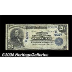 Appleton, WI - $20 1902 Date Back Fr. 648 The