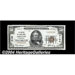 Ashland, WI - $50 1929 Ty. 1 The Ashland NB