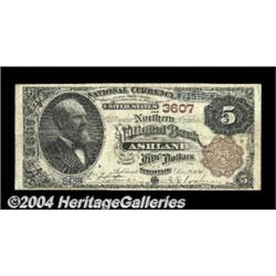 Ashland, WI - $5 1882 Brown Back Fr. 469 The