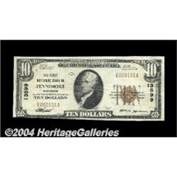 Fennimore, WI - $10 1929 Ty. 1 The First NB