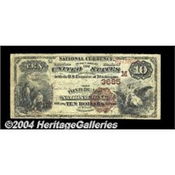 Fond Du Lac, WI - $10 1882 Brown Back Fr. 482