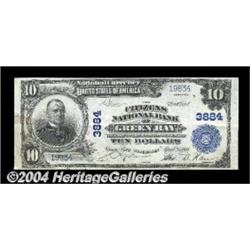 Green Bay, WI - $10 1902 Plain Back Fr. 626