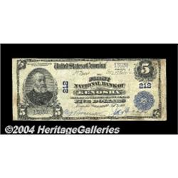 Kenosha, WI - $5 1902 Plain Back Fr. 598 The