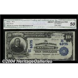 Manitowoc, WI - $10 1902 Plain Back Fr. 631