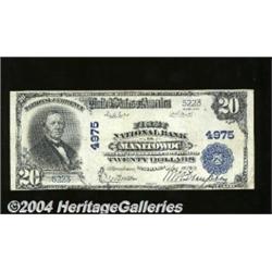 Manitowoc, WI - $20 1902 Plain Back Fr. 657