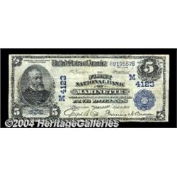 Marinette, WI - $5 1902 Date Back Fr. 592 The